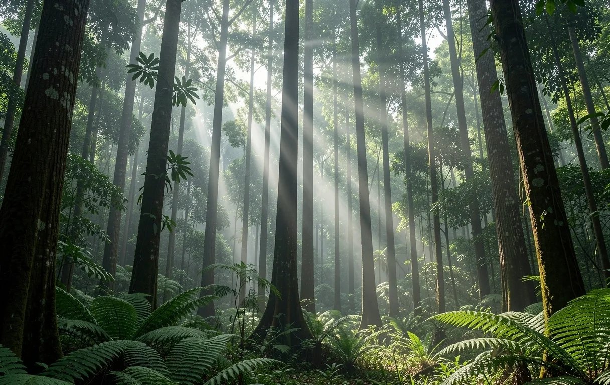 Indonesian rainforest heritage